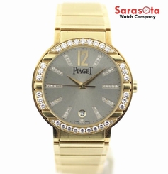 Piaget Polo G0A26024 18K Gold Silver Diamond Dial/Bezel Automatic Men's Watch