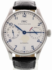Men's IWC Portuguese 7 Day Power Reserve Automatic SS IW5001-07 7640127771617
