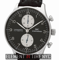 IWC Portuguese Chronograph 18k White Gold 41mm Panda Dial IW3714-13 NOS