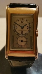 ROLEX 18ct Gold Prince Mod 1490 Brancard Chronometer 1930s Vintage