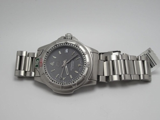 TAG HEUER WF1211.BA0513 WOMENS PROFESSIONAL GRAY FACE STAINLESS STEEL WATCH