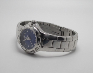 TAG HEUER WL131F WOMENS PROFESSIONAL BLUE FACE STAINLESS STEEL WATCH