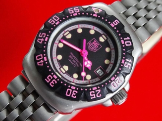 WOMEN TAG HEUER F1 FORMULA ONE QUARTZ 377 508 DATE VERY CLEAN