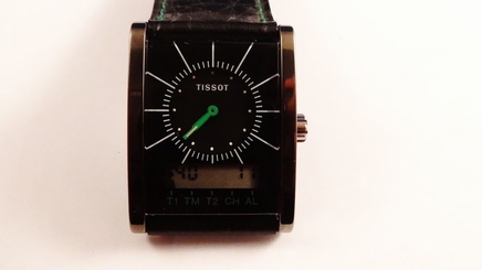 TISSOT VINTAGE LCD Watch NOS NEW + BOX RARE