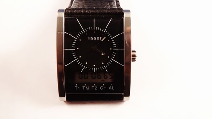 TISSOT VINTAGE LCD Watch NOS NEW + BOX RARE