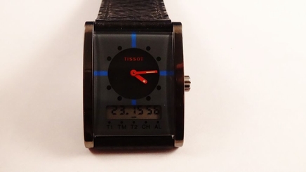 TISSOT VINTAGE LCD Watch NOS NEW + BOX RARE