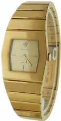 Ladies Rolex Queen Midas 18k Yellow Gold Watch Excellent Condition