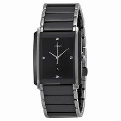 New! Rado Integral Jubile Two-Tone Black Ceramic Women's Watch R20206712