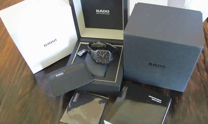 Rado Men's Quartz Watch R28888172 Ceramic Date COMPLETE BOX PAPERS GENUINE SWISS