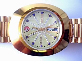 Authentic Used Rare Rado Diastar Automatic Genuine Day & Date Men's Wrist Watch