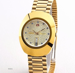 Authentic Used Rare Genuine Day & Date Rado Diastar Automatic Men's Wrist Watch