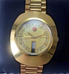 Used Authentic Rare Genuine Automatic Rado Diastar Day & Date Men's Wrist Watch