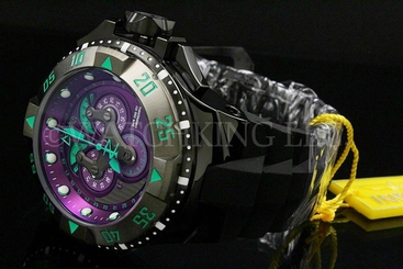Invicta Reserve Excursion Master Calendar Violet Purple Swiss Made Chrono Watch