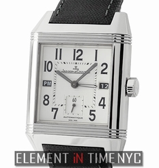 Jaeger-LeCoultre Reverso Squadra Hometime 35mm Steel Silver Dial 700.86.20