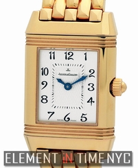 Jaeger-LeCoultre Reverso Duetto 18k Rose Gold 20mm 266.21.70 NOS