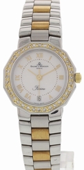 Ladies Baume & Mercier Riviera Mother of Pearl Dial 18k Gold/Steel MV040079