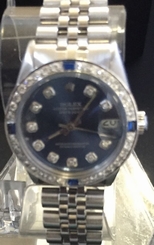AUthentic Rolex midsize 31mm Stainless Steel Diamond swiss watch
