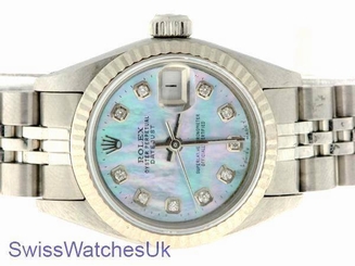 Rolex Datejust Ladies Stainless Steel Diamond Watch Automatic Rolex Womens Watch