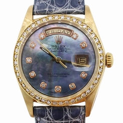 ROLEX 1803 DAY-DATE 18K YELLOW GOLD MOTHER OF PEARL DIAMOND DIAL PRESIDENTIAL