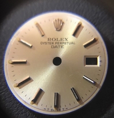Rolex ladies oyster perpetual Date Silver Stick Marker Dial 26mm 6917,6916,6517