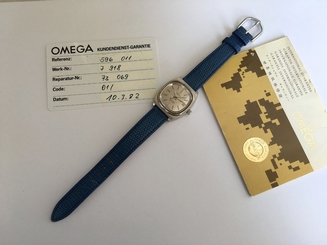 Vintage OMEGA Seamaster Quartz All Steel Ladie`s Wristwatch
