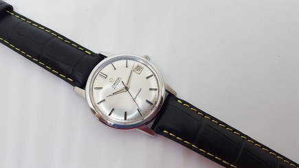 Fake AAA  USED VINTAGE 60'S OMEGA SEAMASTER SILVER DIAL DATE  AUTO MAN'S WATCH Watch