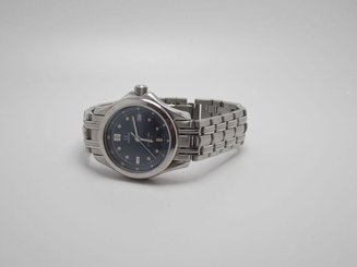 OMEGA SEAMASTER WOMENS BLUE FACE WATCH