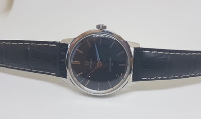 RARE VINTAGE OMEGA SEAMASTER 30 CAL:286 BLACK DIAL MAN'S WATCH