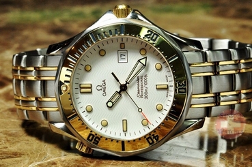 Omega Seamaster Professional 18k Gold / Steel Diver 300m Quartz 2342.20.00