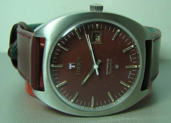 VINTAGE TISSOT AUTOMATIC SEASTAR DATE SWISS MENS WRIST WATCH 14239211 OLD USED