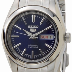 Seiko Navy Blue Dial Women's SYMK15J1 Seiko 5 Automatic Stainless Steel Watch