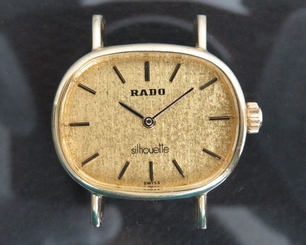 100% Authentic RADO Silhouette Hand Winding Ladies Wrist Watch 17Jewels Swiss