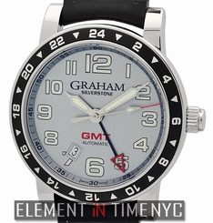 Graham Silverstone Time Zone Stainless Steel Silver Dial 42mm 2TZAS.S01A NIB