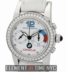 Fake AAA Girard Perregaux Ladies Small Chronograph Oracle Racing Diamond Bezel 80440 NOS Watch