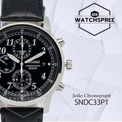 Seiko Chronograph Watch SNDC33P1