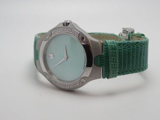 MOVADO 5170066 WOMENS SPORT EDITION CRYSTAL BEZEL WATCH