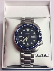 SEIKO Men's PROSPEX Automatic Turtle 200M Stainless Steel Diver's WATCH SRP773