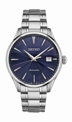 New Seiko SRPA29 Automatic Stainless Steel Navy Blue Dial Men's Watch