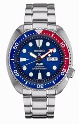 New Seiko SRPA21 Padi Automatic Prospex Pepsi Turtle Divers 200M Men's Watch