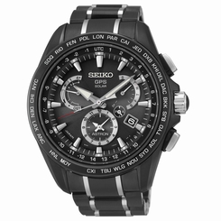 New Seiko Astron Solar GPS Dual-Time Men's Limited Edition Watch SSE065
