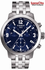 Tissot PRC200 T055.417.11.047.00 Blue Dial Chronograph Swiss Quartz Men's Watch