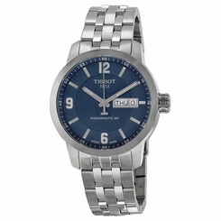 New Tissot PRC 200 Automatic Blue Dial Stainless Steel Mens Watch T0554301104700