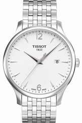 Tissot Tradition Classic Stainless Steel White Dial Men's Watch T0636101103700