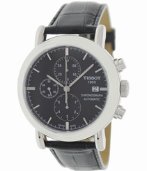 New Tissot Carson Black Automatic Chronograph Classic Mens Watch T0684271605100