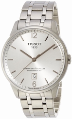  Tissot Chemin Des Tourelles Silver Dial Steel Bracelet Mens Watch T0994071103700