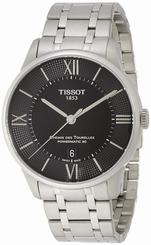 Tissot Chemin Des Tourelles Black Dial Stainless Steel Mens Watch T0994071105800