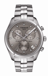 New! Tissot PR 100 Grey Dial Men's Stainless Steel Quartz Watch T1014171107100