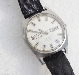 Tissot Men's Seastar Automatic T12 Day Date Silver Analog Dial Watch