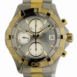 TAG Heuer Aquaracer 300m Two-Tone Silver-Grey Dial Ref CAF2120.BB0816