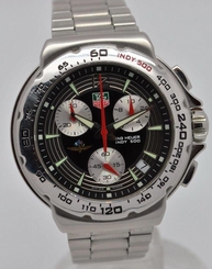 Tag Heuer F1 Indy 500 Chronograph CAC111B Quartz Stainless Steel Watch